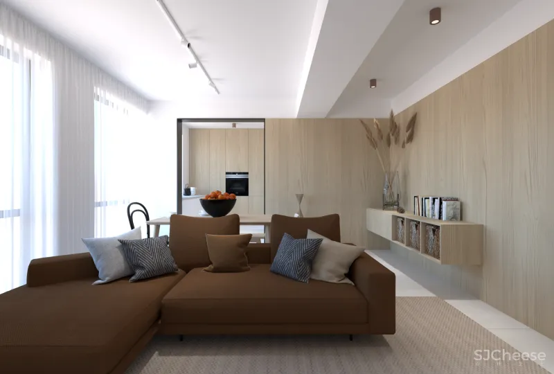 88㎡两居室，木元素用得好，恰到好处的精致