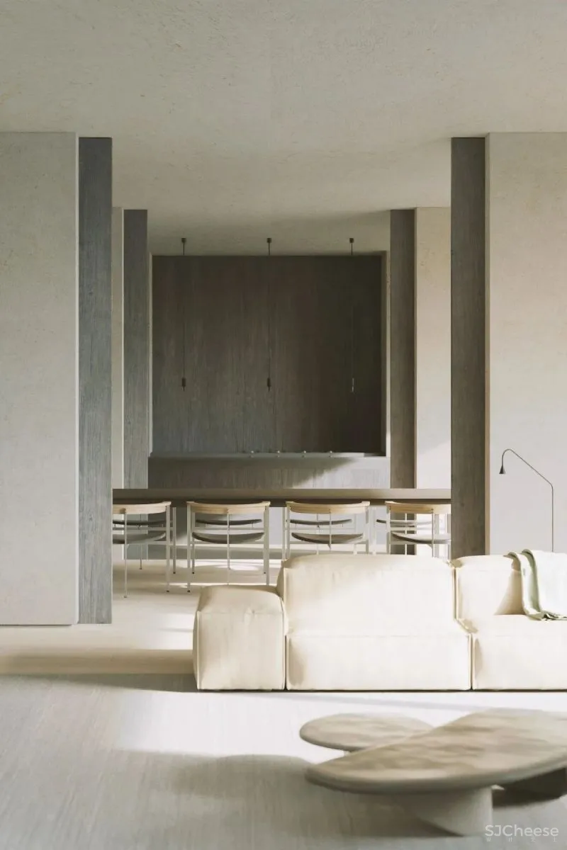 比利时Element Architecten-营造的现代侘寂风