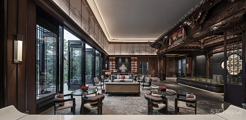 吴文粒：700㎡闲雅院落，经典中式，再现梨园风华！