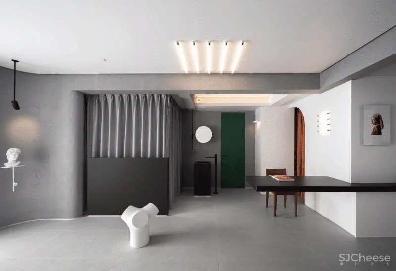 两室一厅的“美术馆”,上海 / 朴居设计研究室