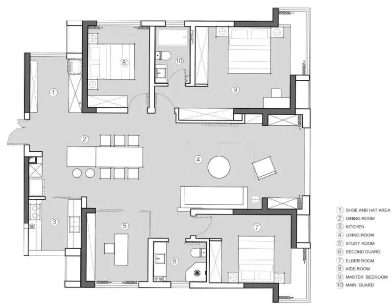 水泥漆 石纹墙板，自然肌理碰撞出不同的视觉感受 予以设计