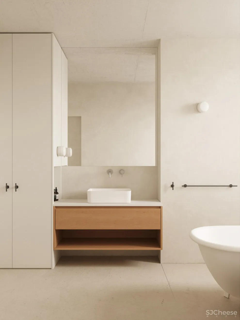 82㎡ 一室一厅一卫,空间这样布局简约又灵动