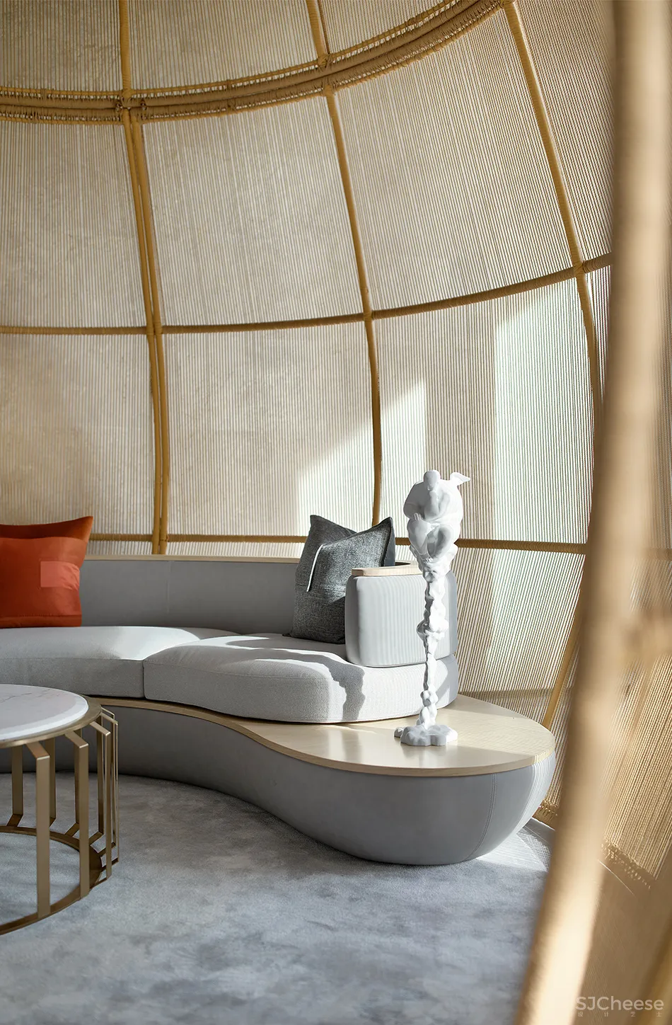 董蕾：2230㎡售楼处设计，艺术气质源于自然！