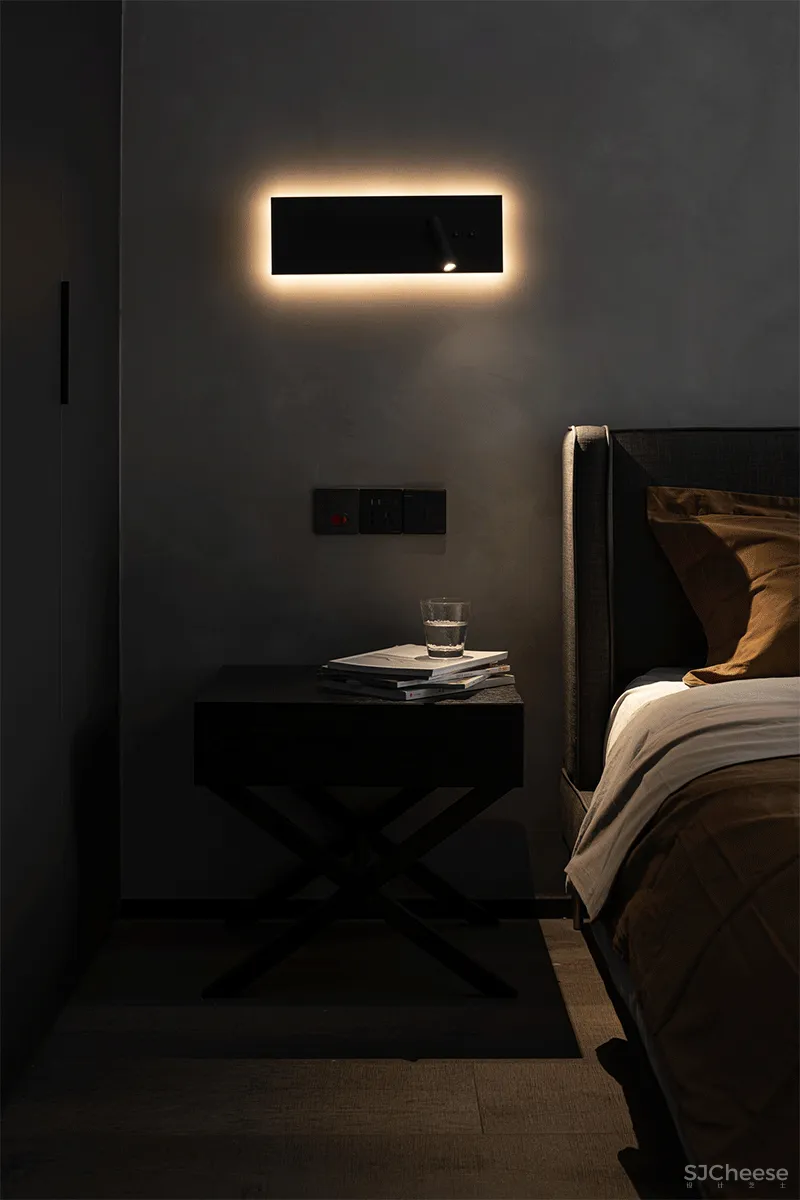 水泥漆 石纹墙板，自然肌理碰撞出不同的视觉感受 予以设计