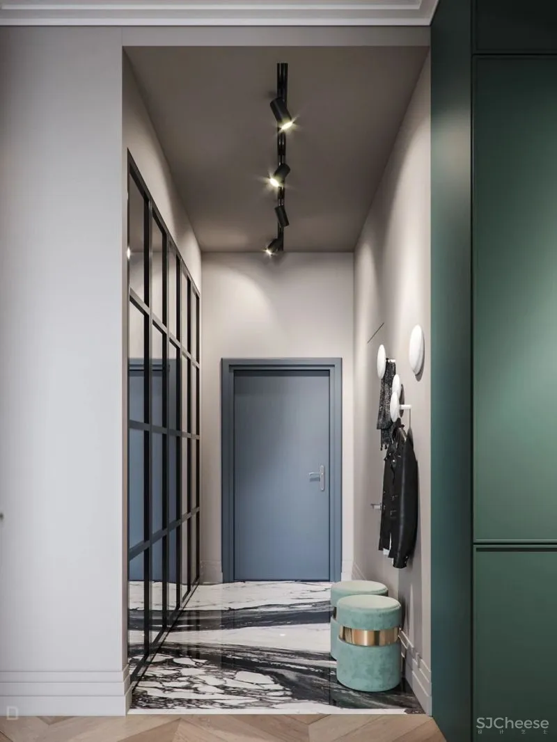 100个·轻奢系入户玄关设计