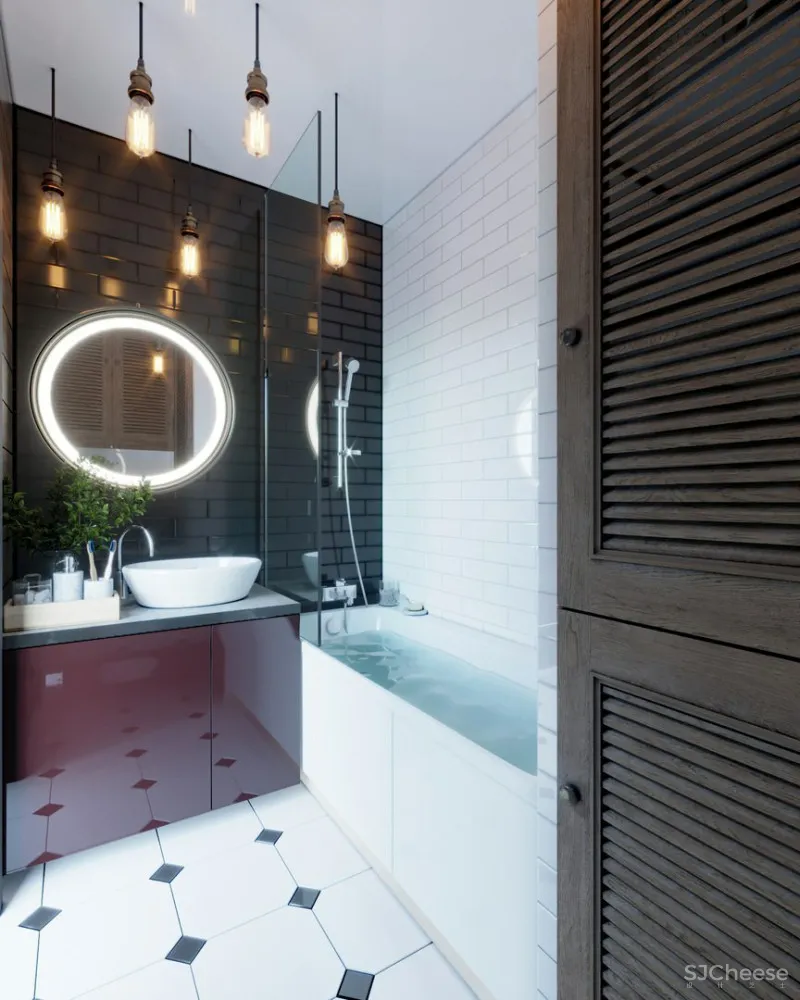 卫生间的10个设计原则，让小卫生间装出豪宅的大气感 装修攻略