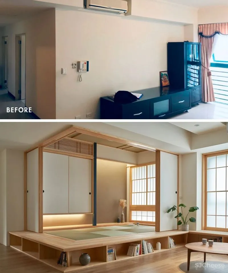 108㎡日式和风,障子门 榻榻米,打造“书香”亲子宅!