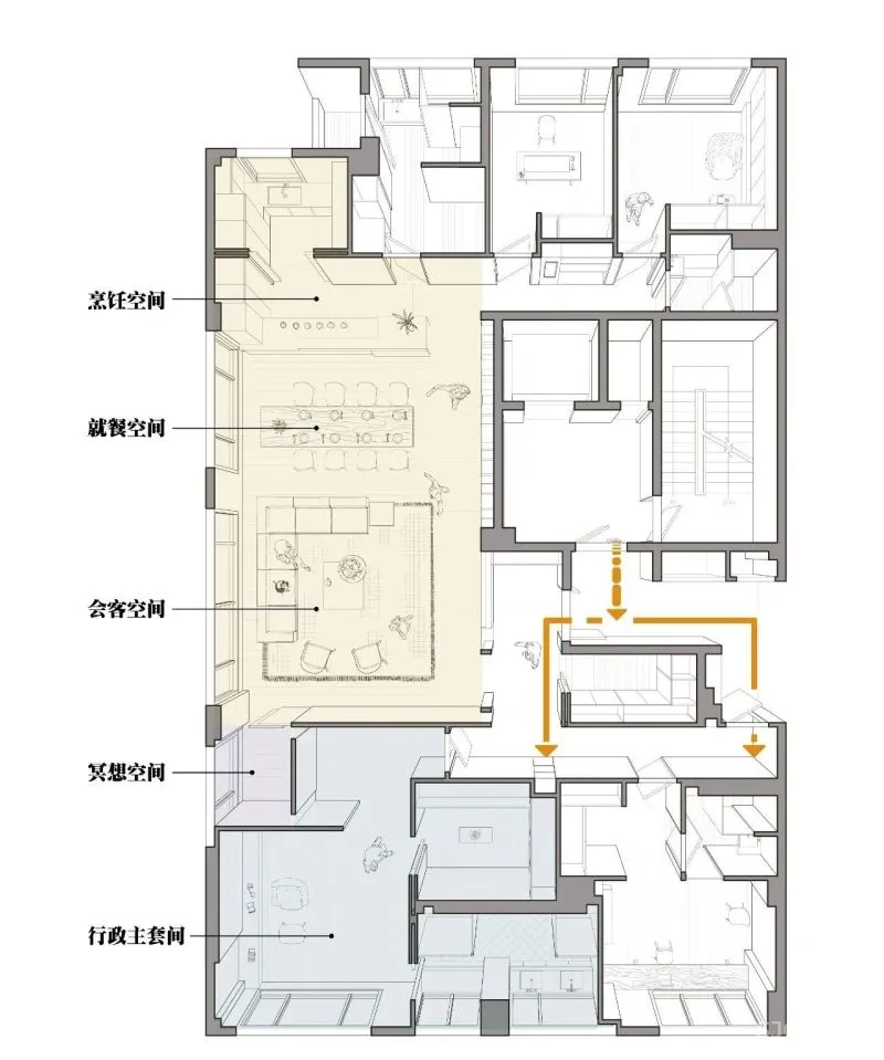 杭州中海黄龙云起「三里庐」“无相”大平层 程绍正韬