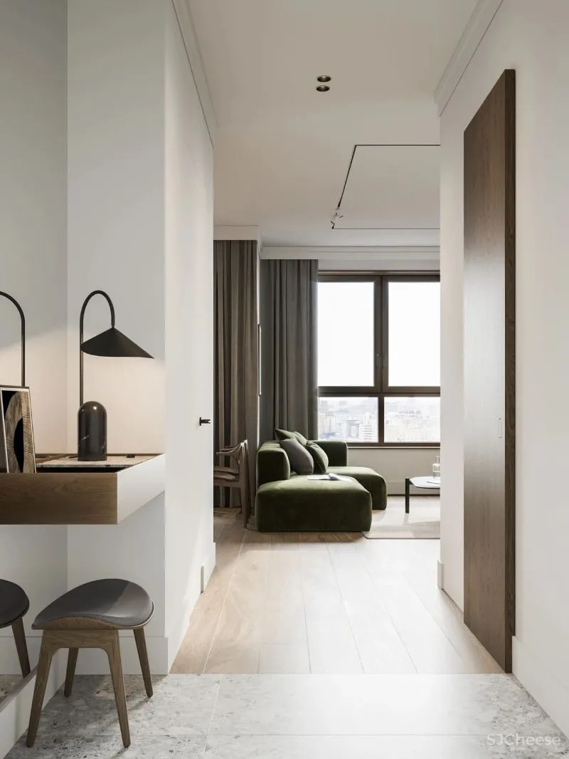 90.2㎡二居室,清新典雅,一种精致的生活姿态!