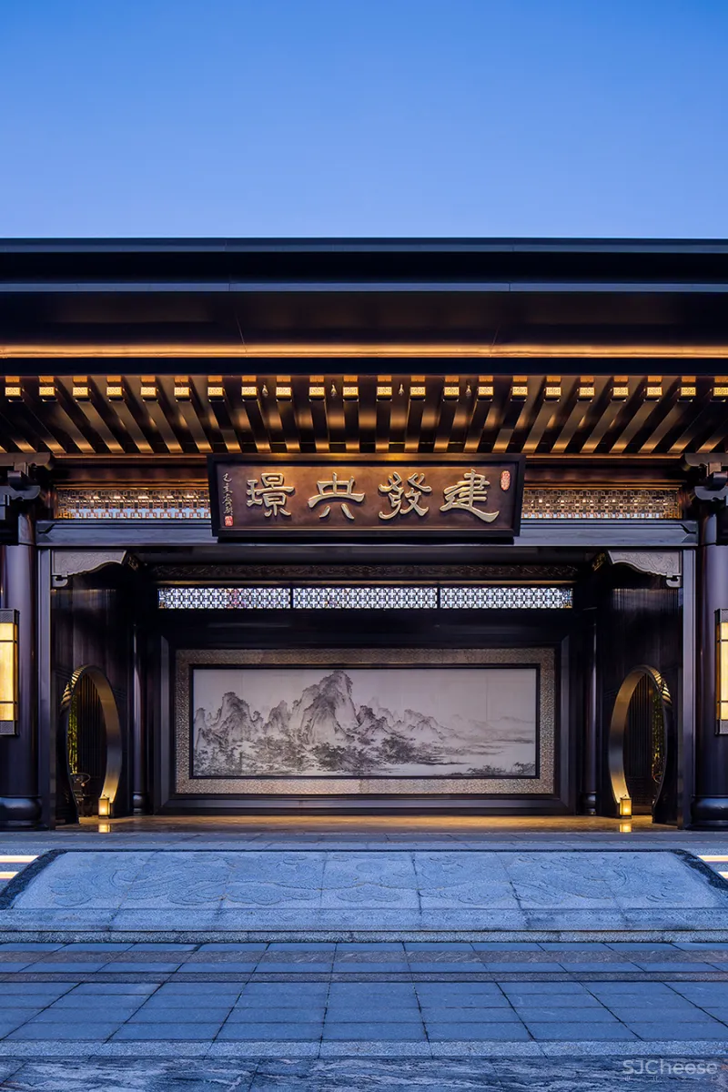 吴文粒：700㎡闲雅院落，经典中式，再现梨园风华！