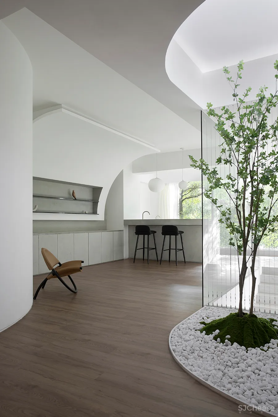 质感建筑设计 • B-M美颜社|营造山丘意境融入街区的美容空间