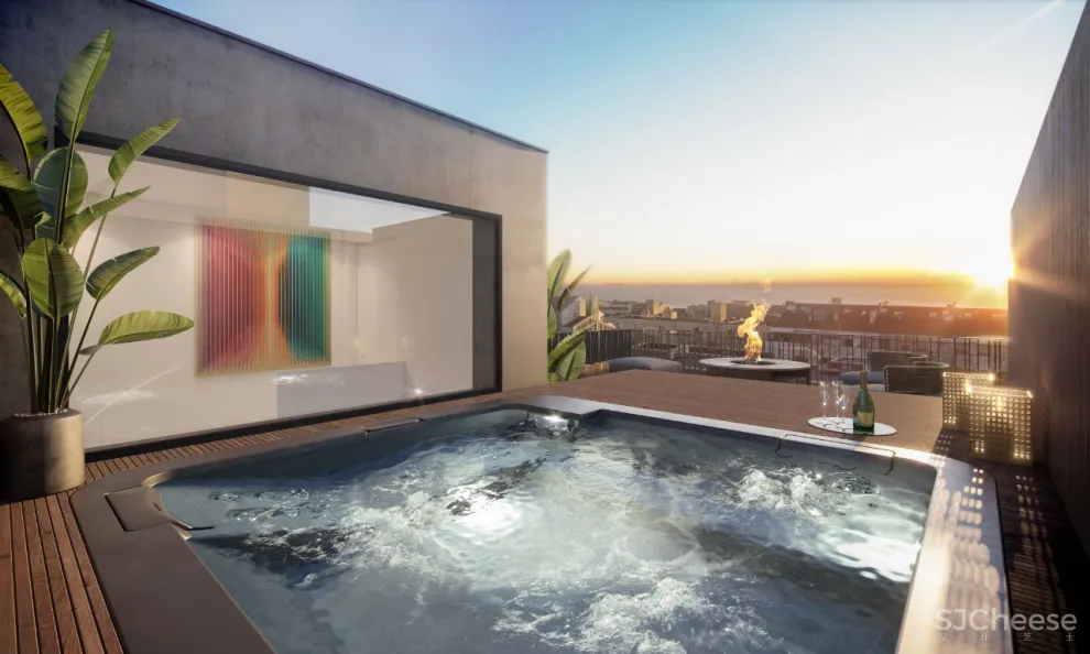 外墙个性内装简单的精装公寓，简约自然才是未来趋势