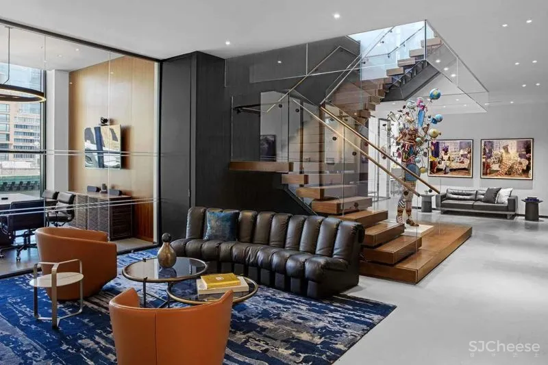 本期爆料|碧昂丝老公3600㎡奢酷炫办公楼,也是藏品上亿的艺术馆