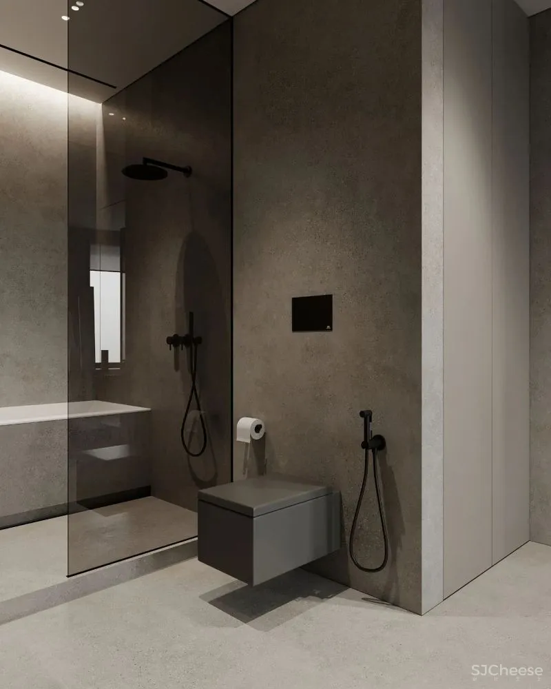 水泥墙应用到家装,“裸”出高级感!