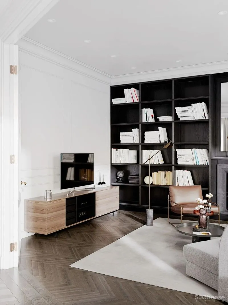 120㎡原木 白色,气质非凡!