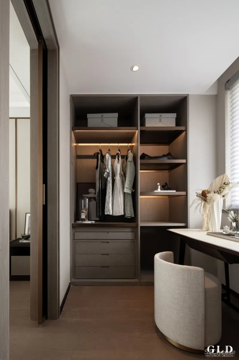 GLD绿檀设计作品| 巴夫洛小镇项目下叠样板间