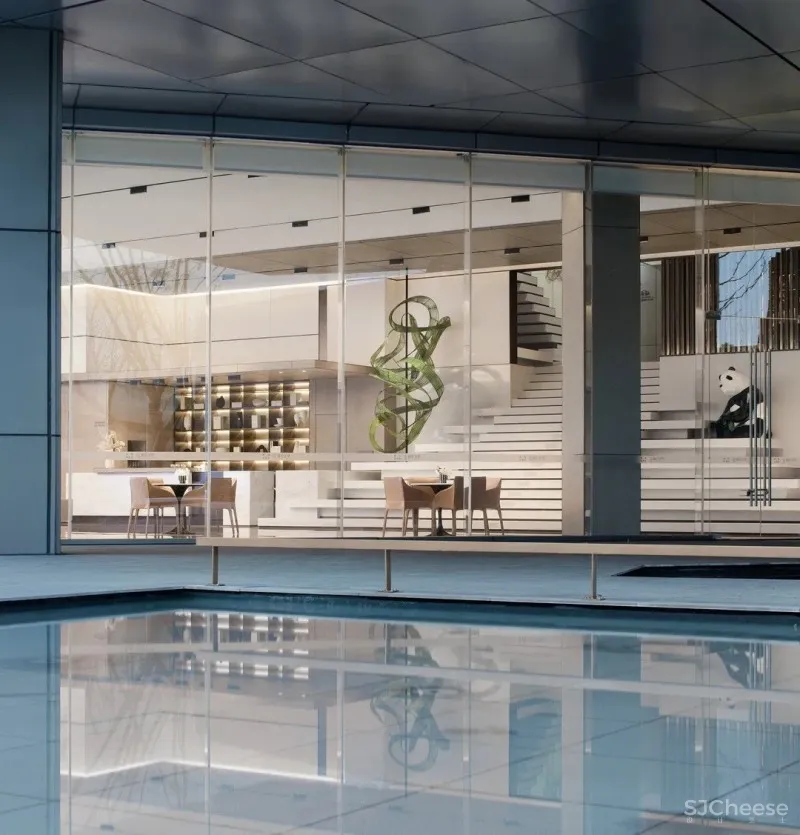 朗生案例|「奥园 •锦官芳华」简洁纯粹中的几何美感