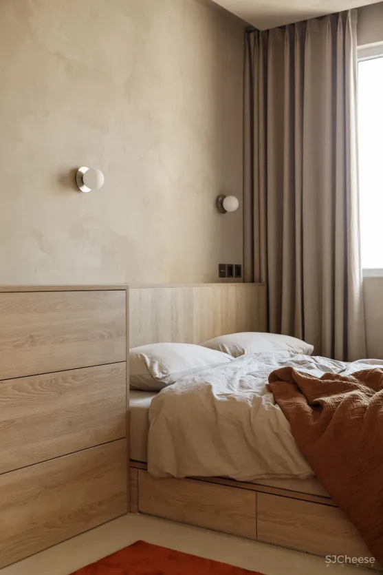 64㎡也能实现顶配侘寂风?