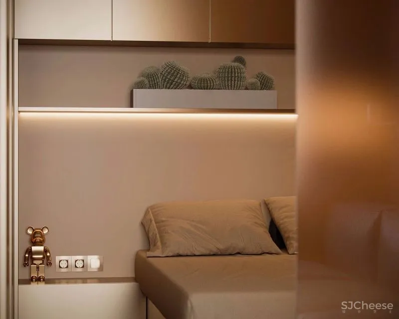 这个年轻女孩的37㎡公寓，被打造成了“首饰盒子”！