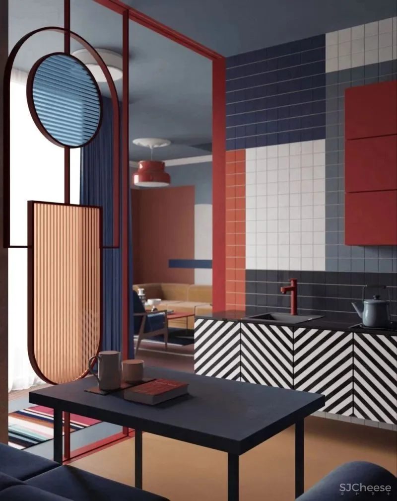 有颜有趣的瓷砖铺贴创意!