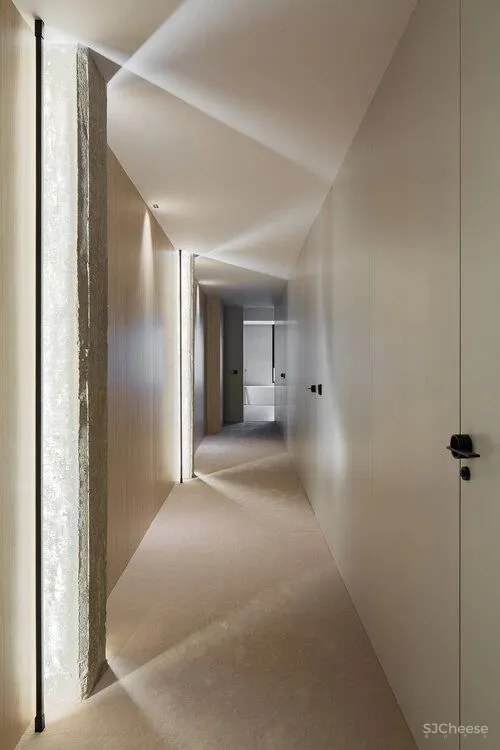 西班牙极简住宅,灯带设计,太高级了!