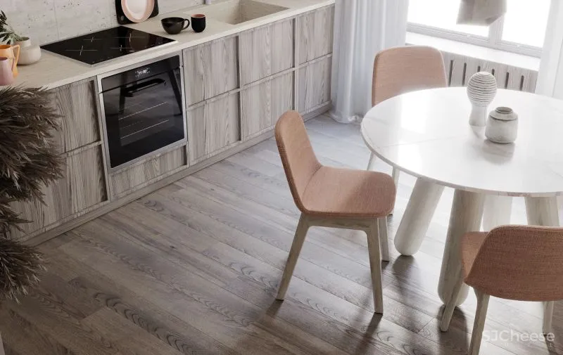 34㎡迷你公寓，用灰泥、木材、陶瓷做出高级感！