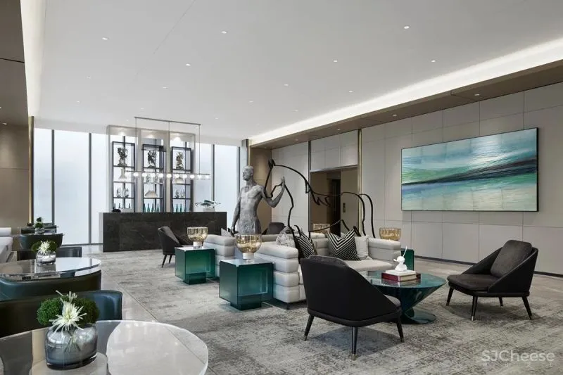 WTD.威尔森新作 成都保利「和光逸境」销售中心-下叠样板房设计