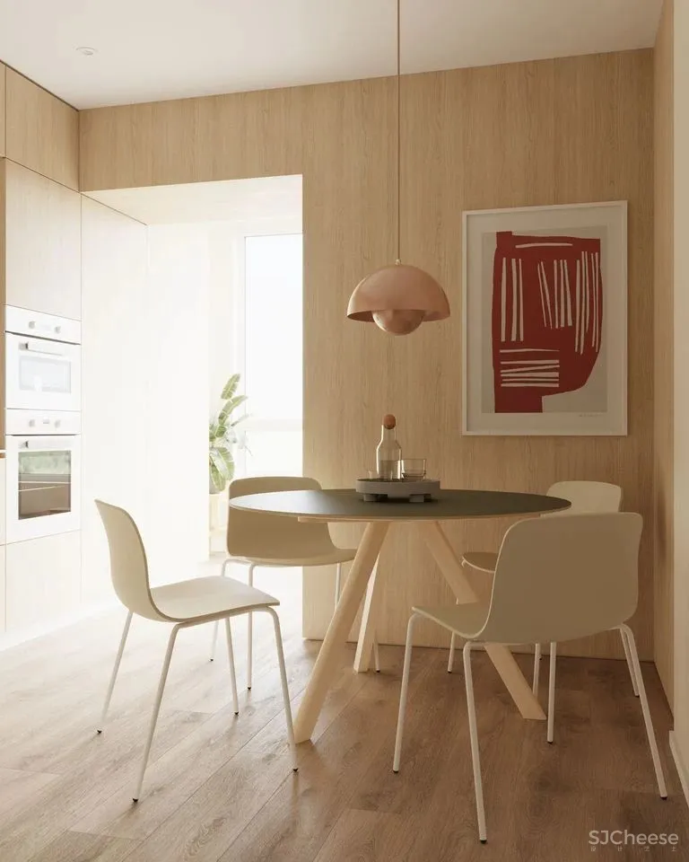 68㎡一居室这样布局,合理利用每个角落空间