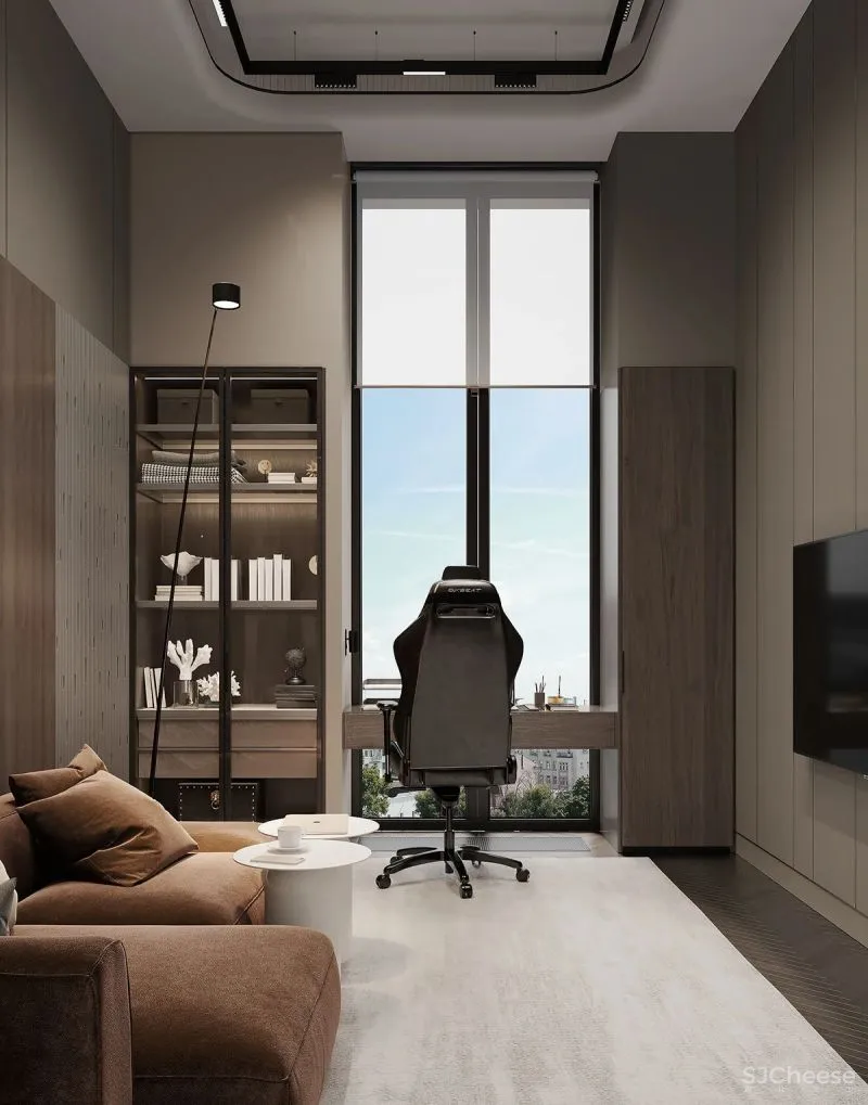 305㎡顶层公寓,用原木打造轻奢质感!