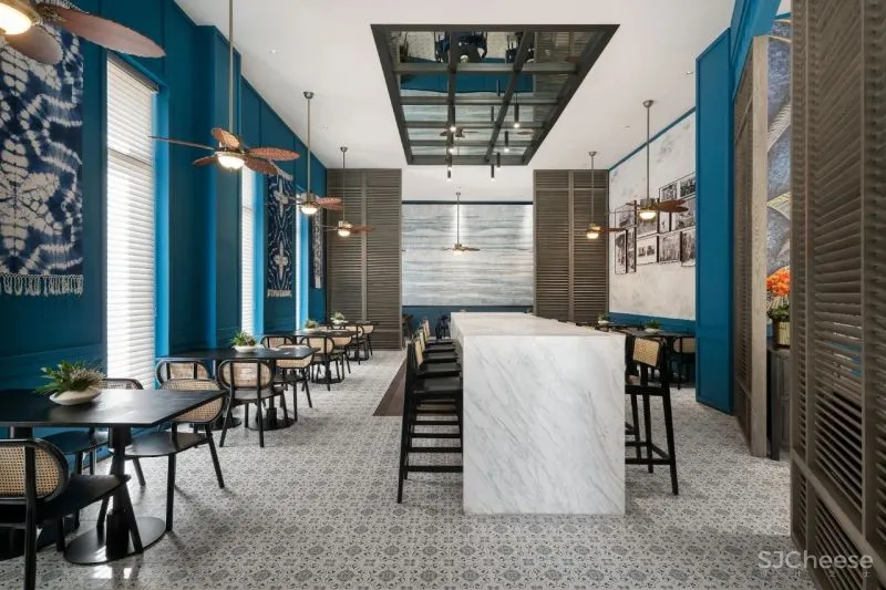 如聿设计:一抹灰蓝色,演绎优雅的高级旋律!