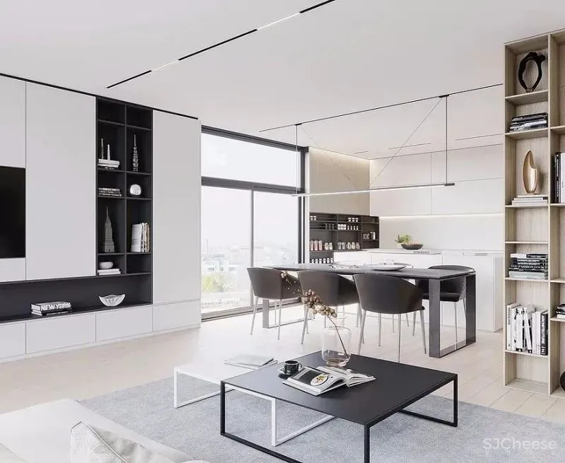 安静享受生活,88㎡公寓的舒适恰到好处!