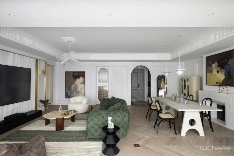 典雅浅灰,诠释法式的随性与浪漫 观白设计