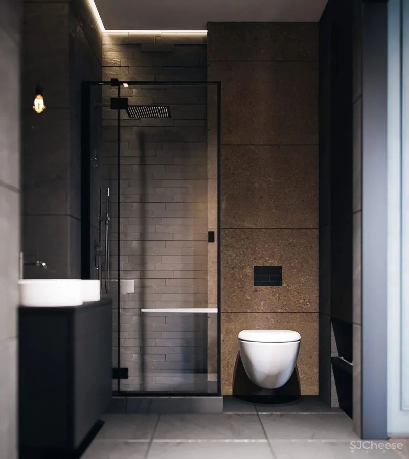 小户型工业风住宅,这个材质太有质感了!