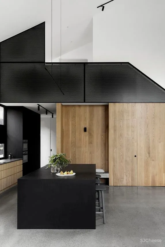 全开放 高级黑，个性鲜明的极简住宅！