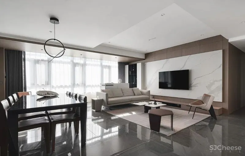 260㎡顶层复式,越简约的才越有格调!