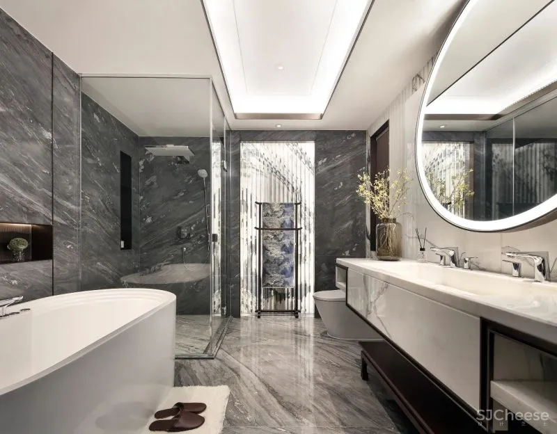 创域新作:1000㎡中式大宅,移步换景,雅韵清风!