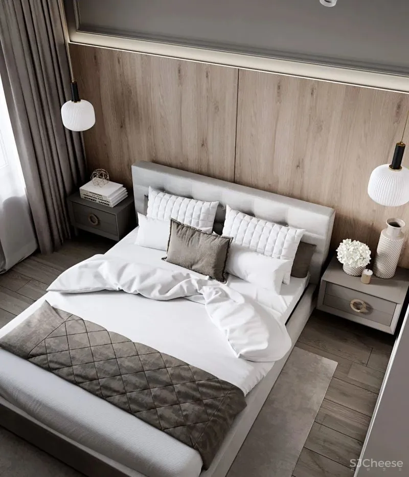 67㎡两居室，三口之家的温馨美宅！