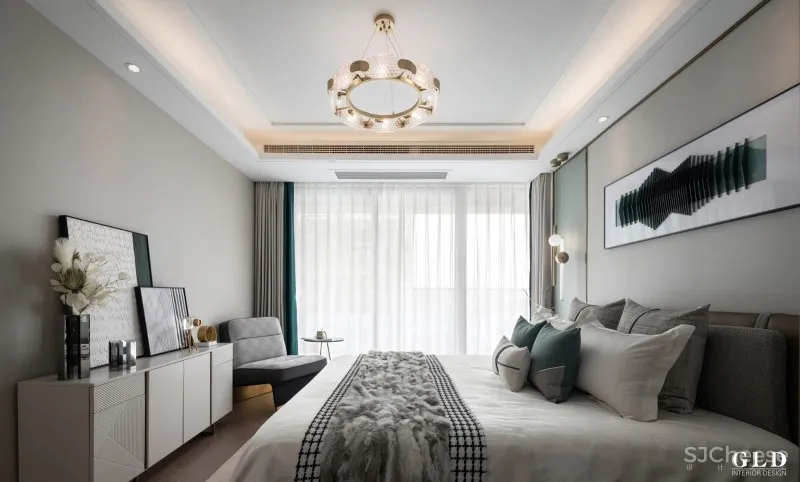 GLD绿檀设计作品| 巴夫洛小镇项目下叠样板间