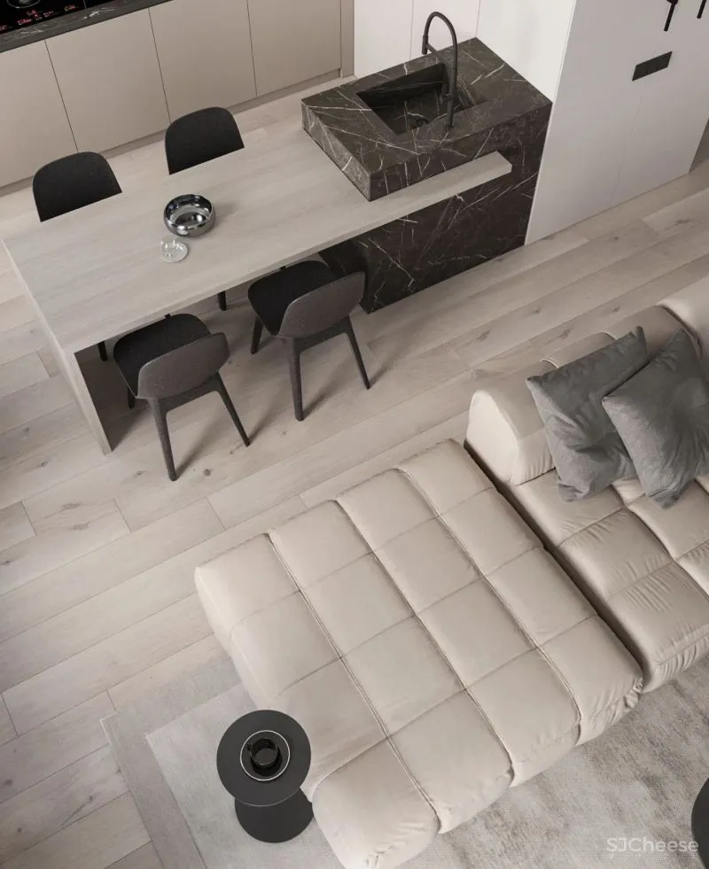 92㎡二居室，进门就是衣帽间，这样布局更实用！