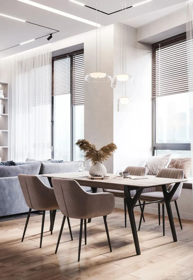 106㎡三居室，质感轻奢！