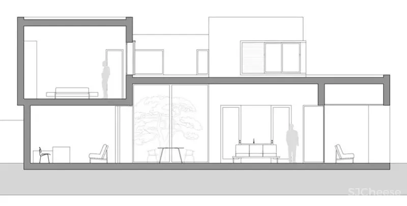 独享辽阔山景!现代简约庭院宅