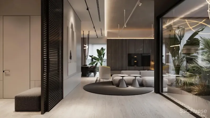 100个·轻奢系入户玄关设计