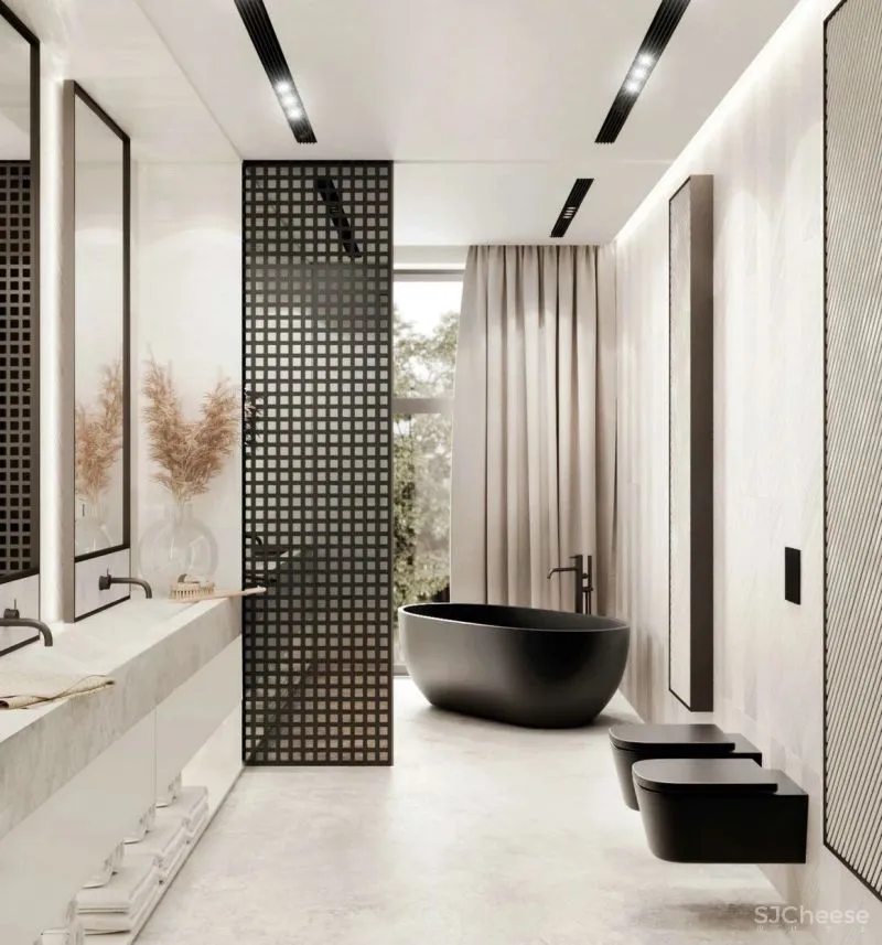 2021,高颜值的卫生间,如何设计?