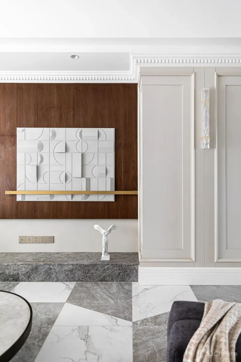 石膏灯盘上墙,这个家美的不像话 花漾美作