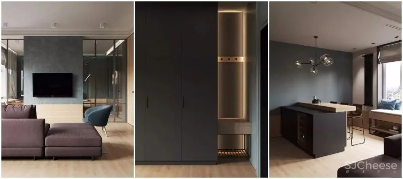 夫妻俩买下61m²小宅,只改变玄关布局,就让家变大不止30m²!