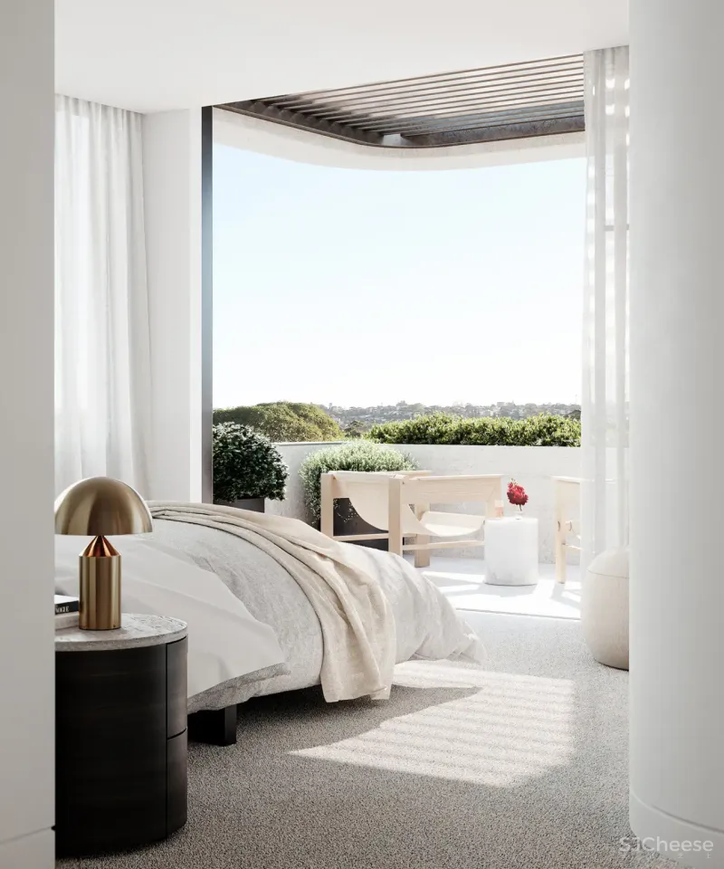 每套户型都不同的住宅楼,不一样设计一样的简洁美