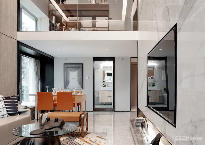 68㎡复式小公寓，简约时尚，精致生活！