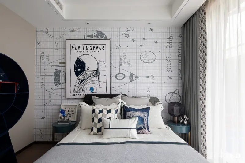 GLD绿檀设计作品| 巴夫洛小镇项目下叠样板间