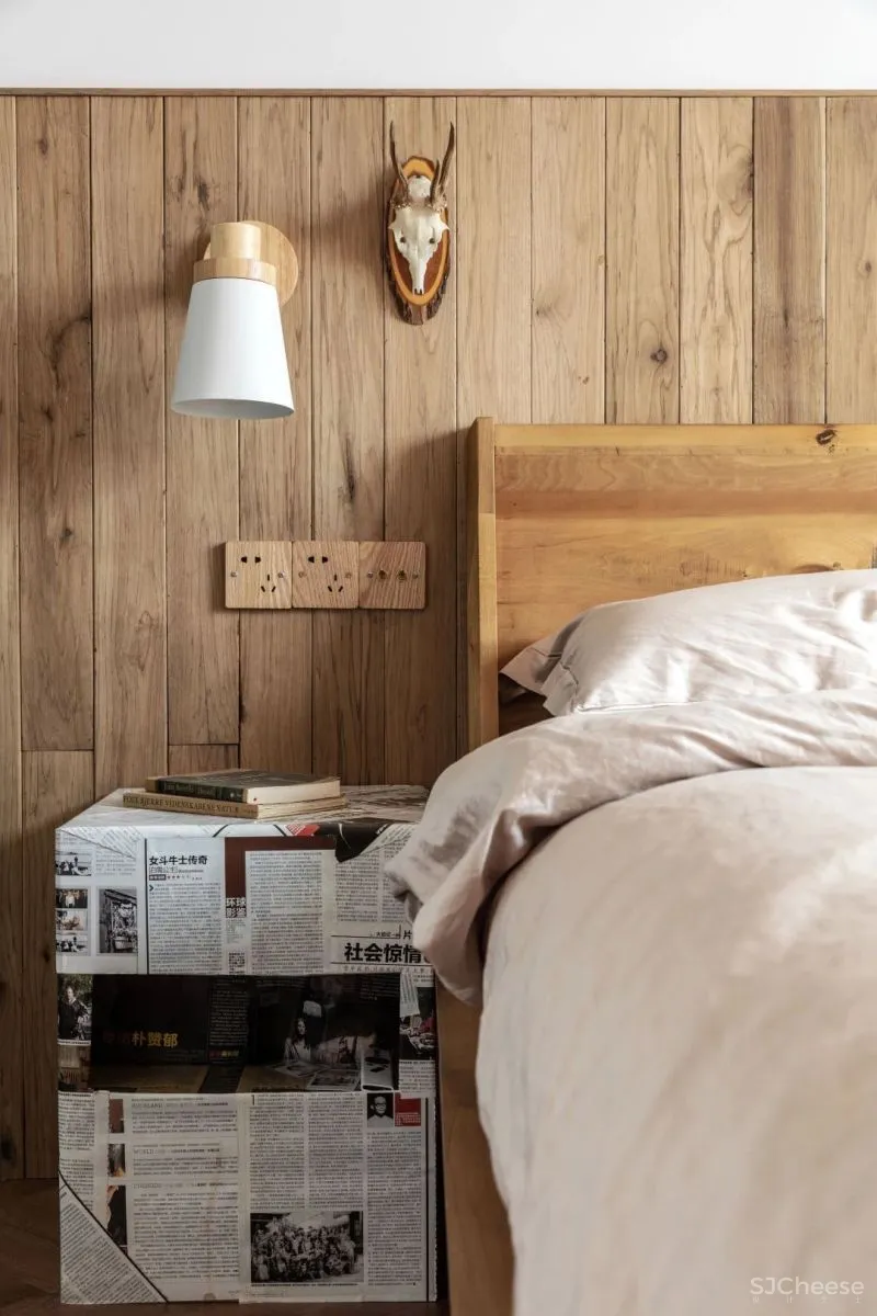 摄影师买下53㎡小公寓,原木、收纳、猫咪别墅...把“日杂风”带回家!