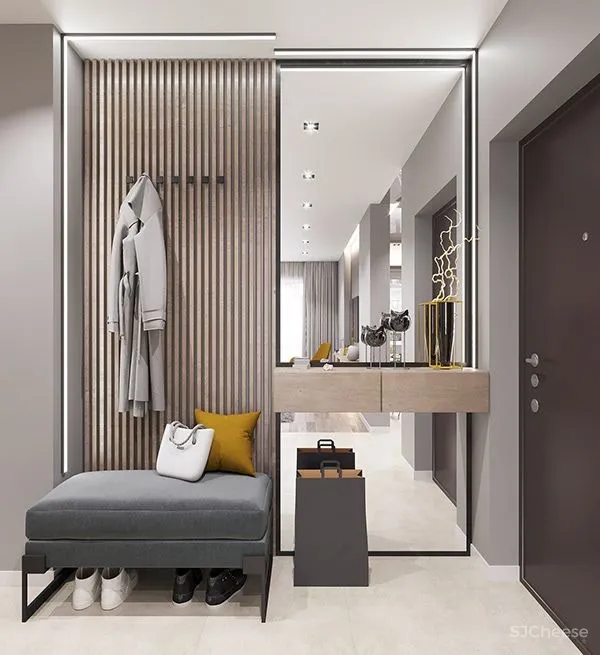 讲真,不能坐着换鞋的门厅,是失败的!